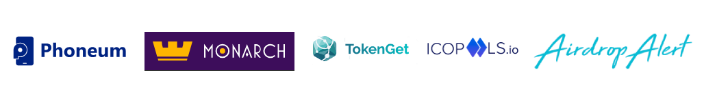 ICO Clients: Dewber.io , Phoneum.io ; Partnerships: AirdropAlert.com, TokenGet icopools.io